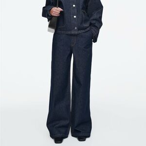 NWOT COS Raw Denim Trousers